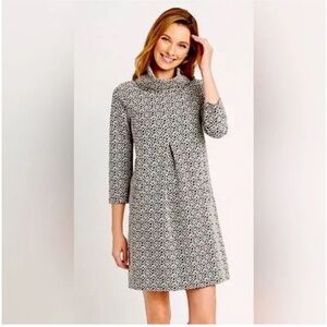 Tyler Boe cowl neck geo print sweater dress